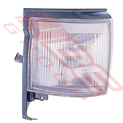 8192097-82 - CORNER LAMP - R/H - CLEAR W/GREY TRIM - TO SUIT - TOYOTA HIACE 1993- IMPORT