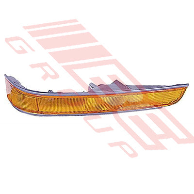 8192097-86 - FRONT LAMP - R/H - AMBER W/GREY TRIM - TO SUIT - TOYOTA HIACE 1993- IMPORT