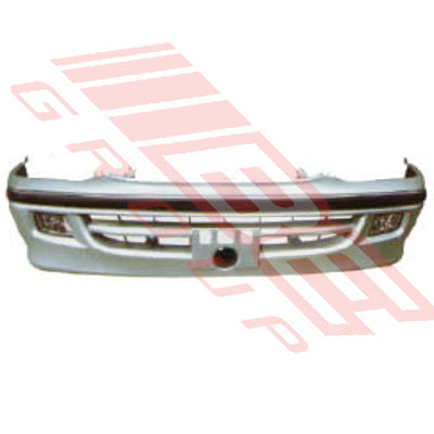8193090-02 - FRONT BUMPER - BLACK - TO SUIT - TOYOTA HIACE 1995-