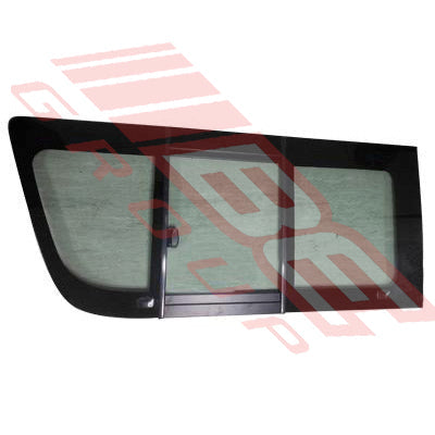 8194111-81 - GLASS - MIDDLE - W/SLIDING WINDOW - L/H - TO SUIT - TOYOTA HIACE 2004-
