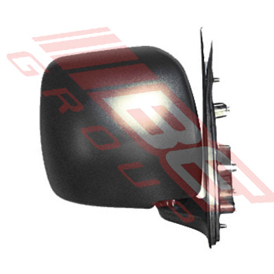 8194116-4 - DOOR MIRROR - R/H - BLACK - MANUAL - TO SUIT - TOYOTA HIACE 2004-