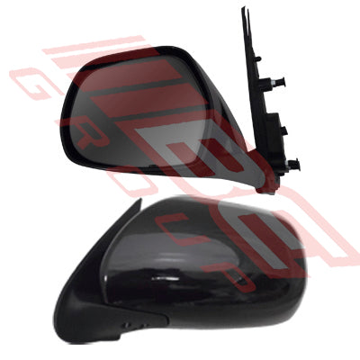8194116-5A - DOOR MIRROR - L/H - GLOSS/BLACK - ELECTRIC - 3 WIRE - TO SUIT - TOYOTA HIACE 2004-