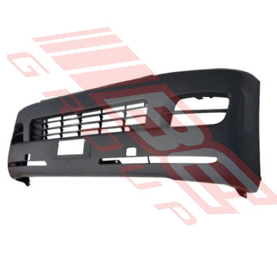 8194190-03 - FRONT BUMPER - W/O FOG LAMP HOLE - MAT/BLK - TO SUIT - TOYOTA HIACE 2004- WIDE