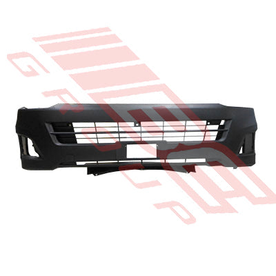 8194190-12 - FRONT BUMPER - WIDE - WITH GRILLE - TO SUIT - TOYOTA HIACE 2010- F/LIFT WIDE