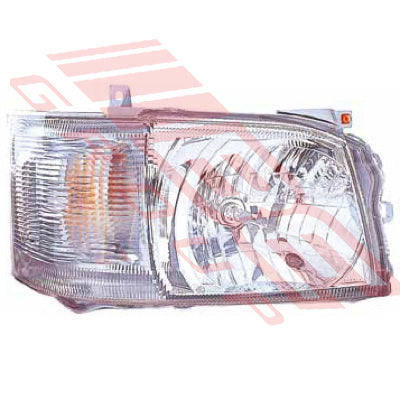 8194194-4G - HEADLAMP - R/H - NON BULB SHIELD - TO SUIT - TOYOTA HIACE 2004-