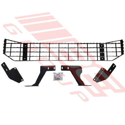 8194195-80 - REAR BUMPER STEP - STEEL - BLACK - TO SUIT - TOYOTA HIACE 2004-