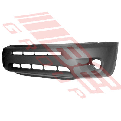 8198290-0 - FRONT BUMPER - PRIMED BLACK - W/FLARE HOLE - TO SUIT - TOYOTA RAV4 ACA20 2001- F/L