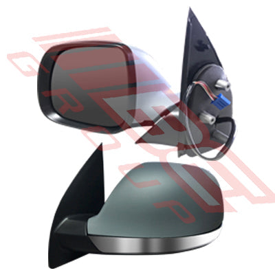 9562016-01 - DOOR MIRROR - L/H - ELECTRIC - HEATED - CHROME - TO SUIT - VOLKSWAGEN AMAROK 2010-
